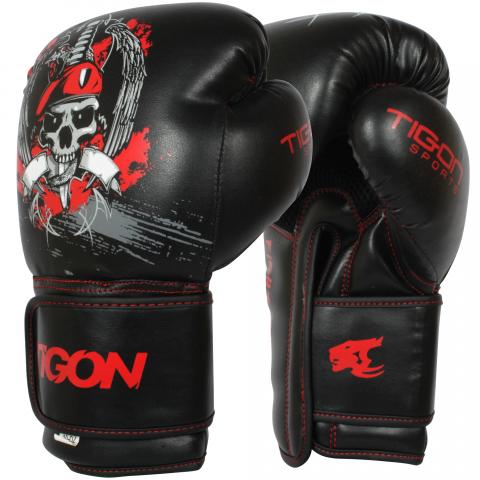 Skull boxing gloves