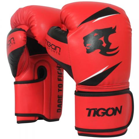 Tigon red boxing gloves