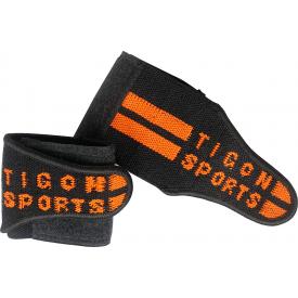 black orange wrist wraps